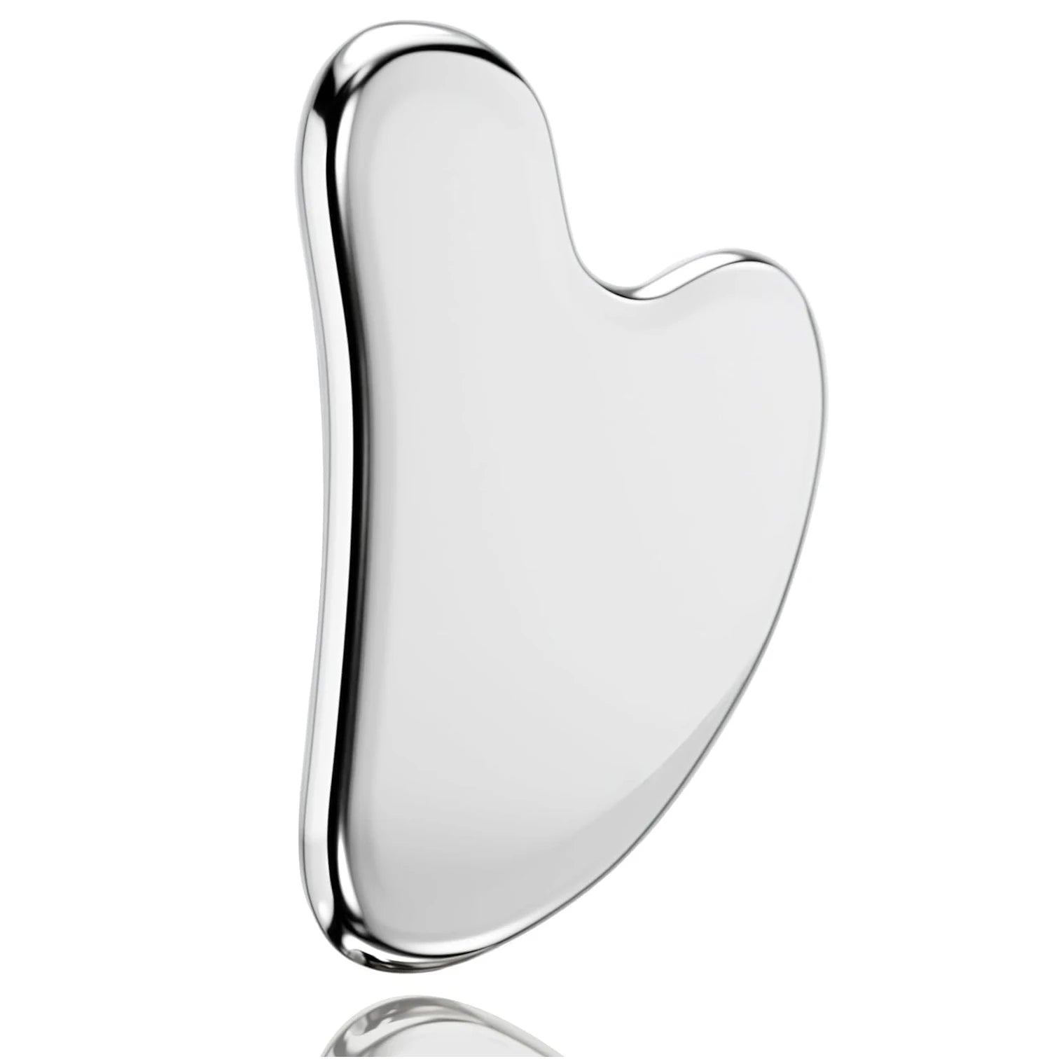 Gua Sha em Aço Inoxidável para Massagem Facial | Lifting, Contorno e Skincare