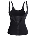 Top Modelador Feminino com Ziper — Regata Fitness com Compressão de Cintura
